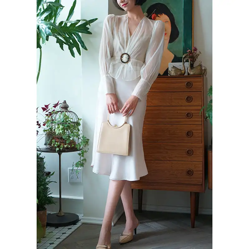Practical Minimal Everyday Casual Polyester Skirt
