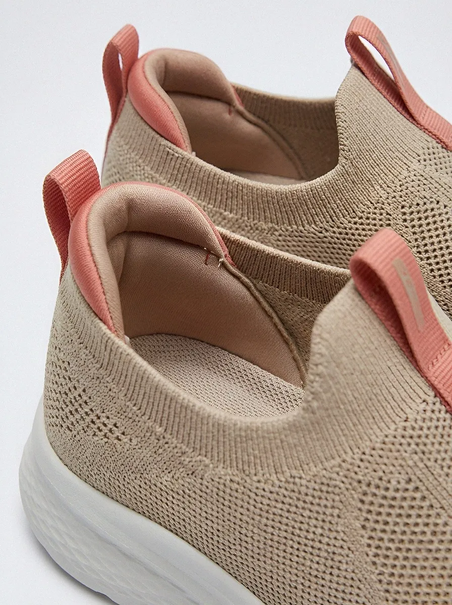 Women's Knit Slip-On Mesh Athletic Sneakers