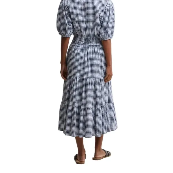 Textured Classic Women's Midi Dress
