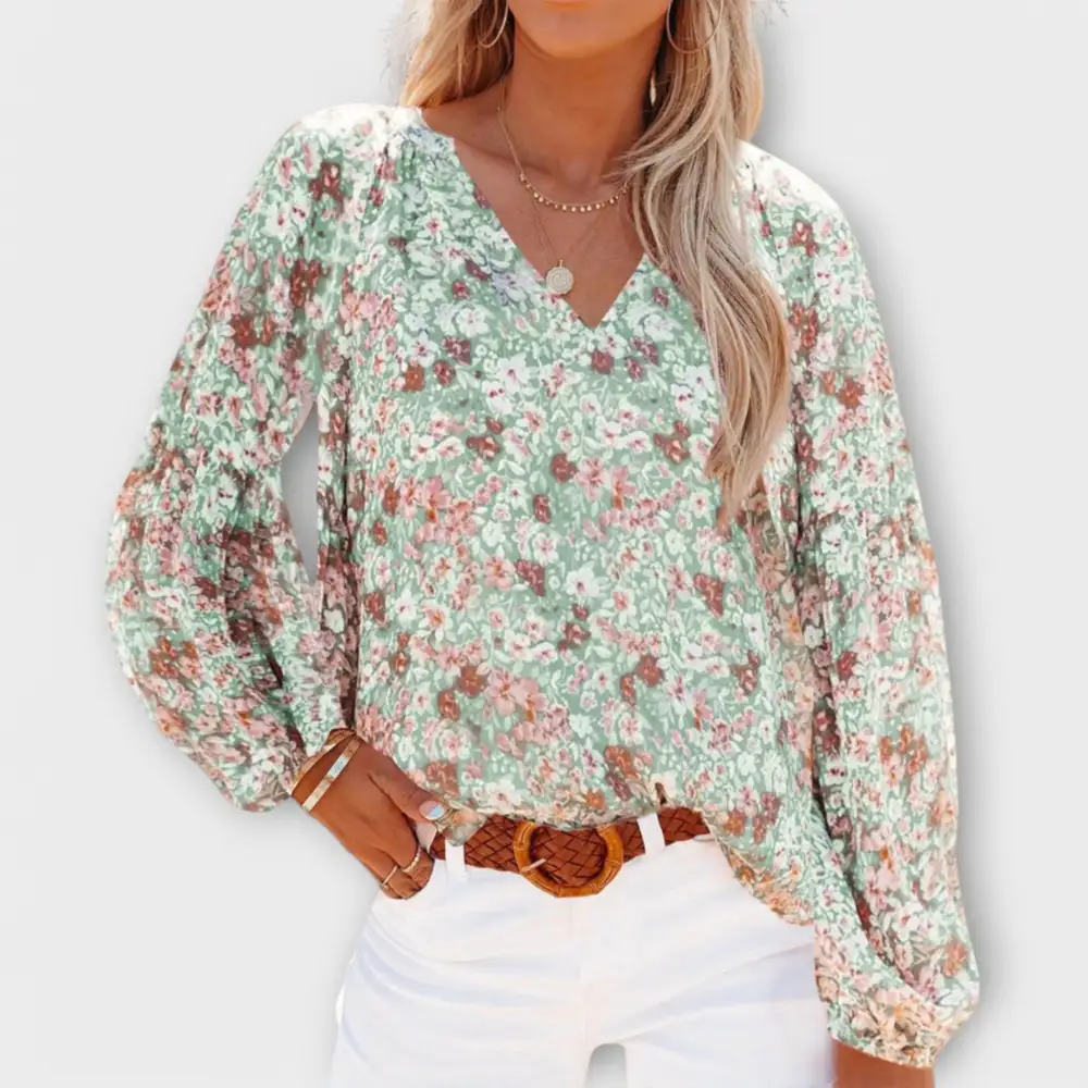 Floral Long Sleeve Blouse