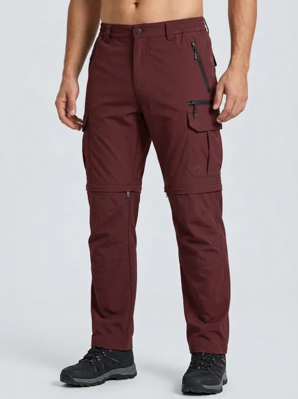 Men's Field Active Waterproof Zip-Off Tactical Cargo Pants