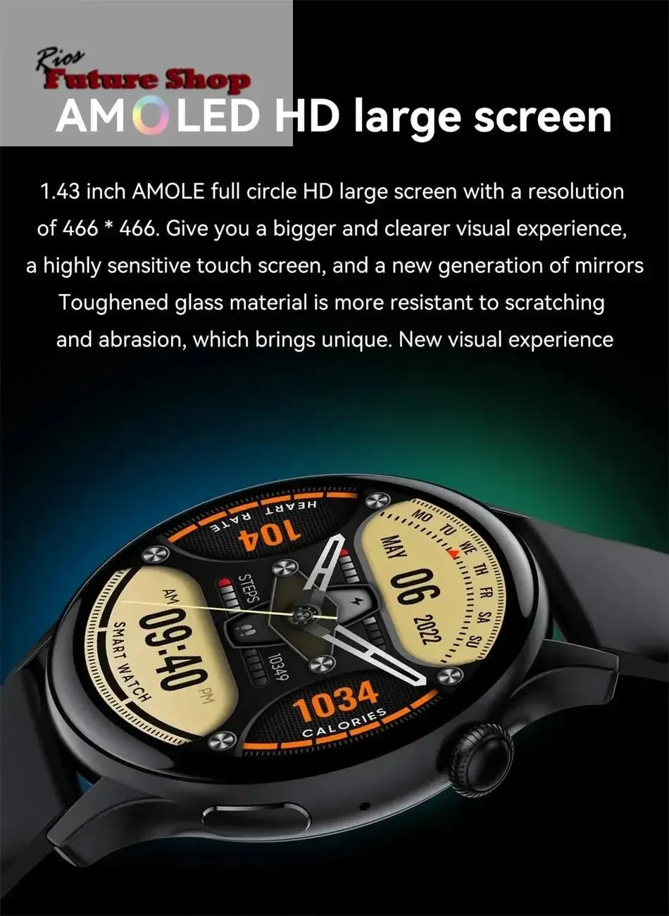 True AMOLED Sports Smartwatch