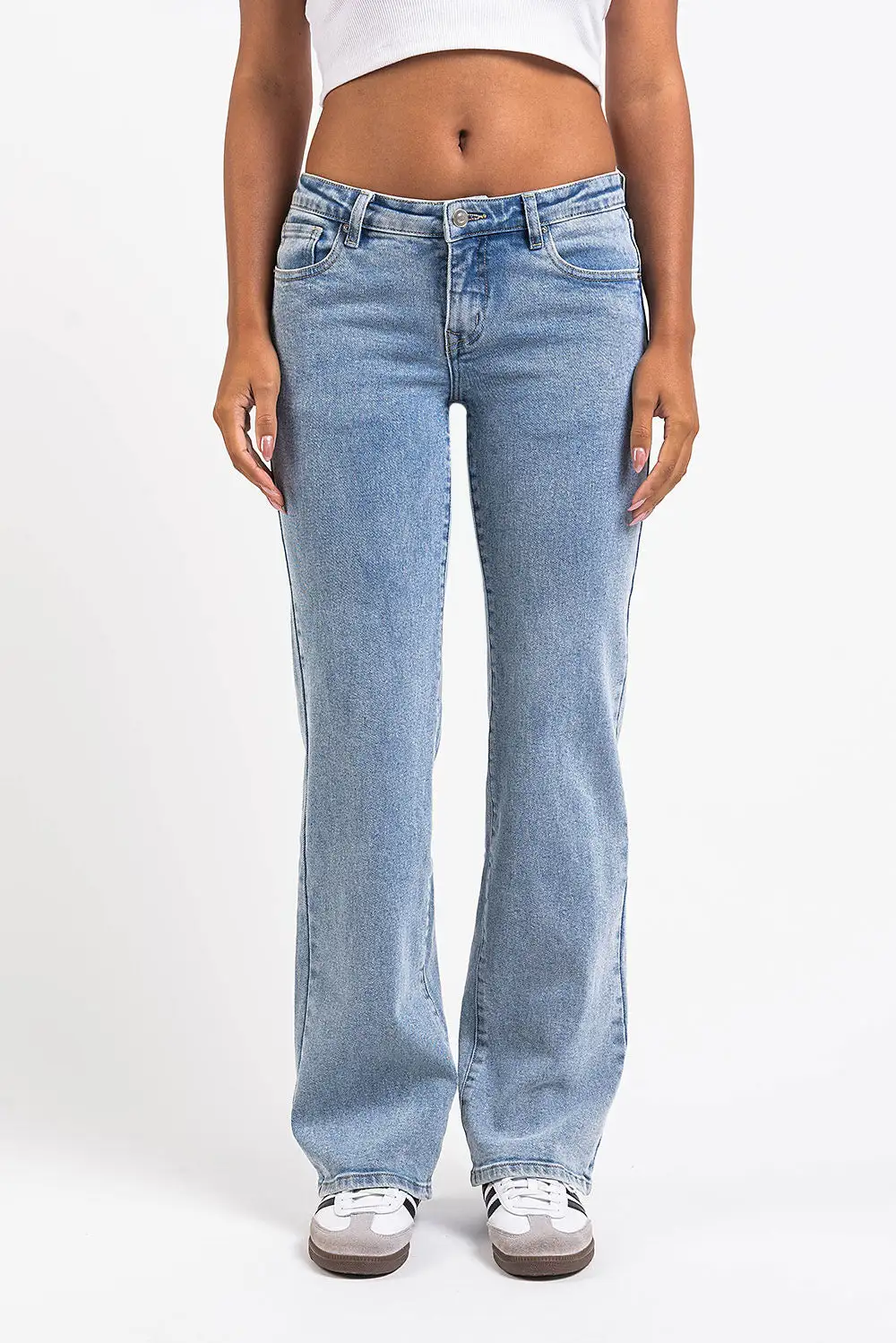Daytime Low Rise Straight Leg Jeans