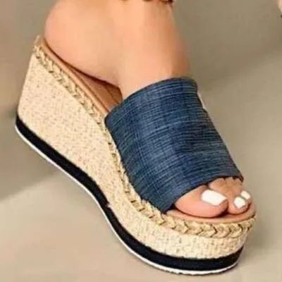 Textured Open-Toe Heeled Sandals
