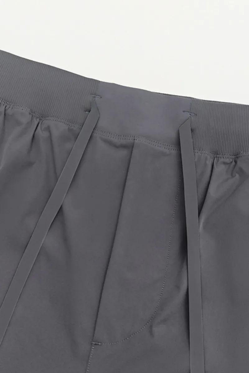 Quick Dry Breathable Drawstring Athletic Shorts