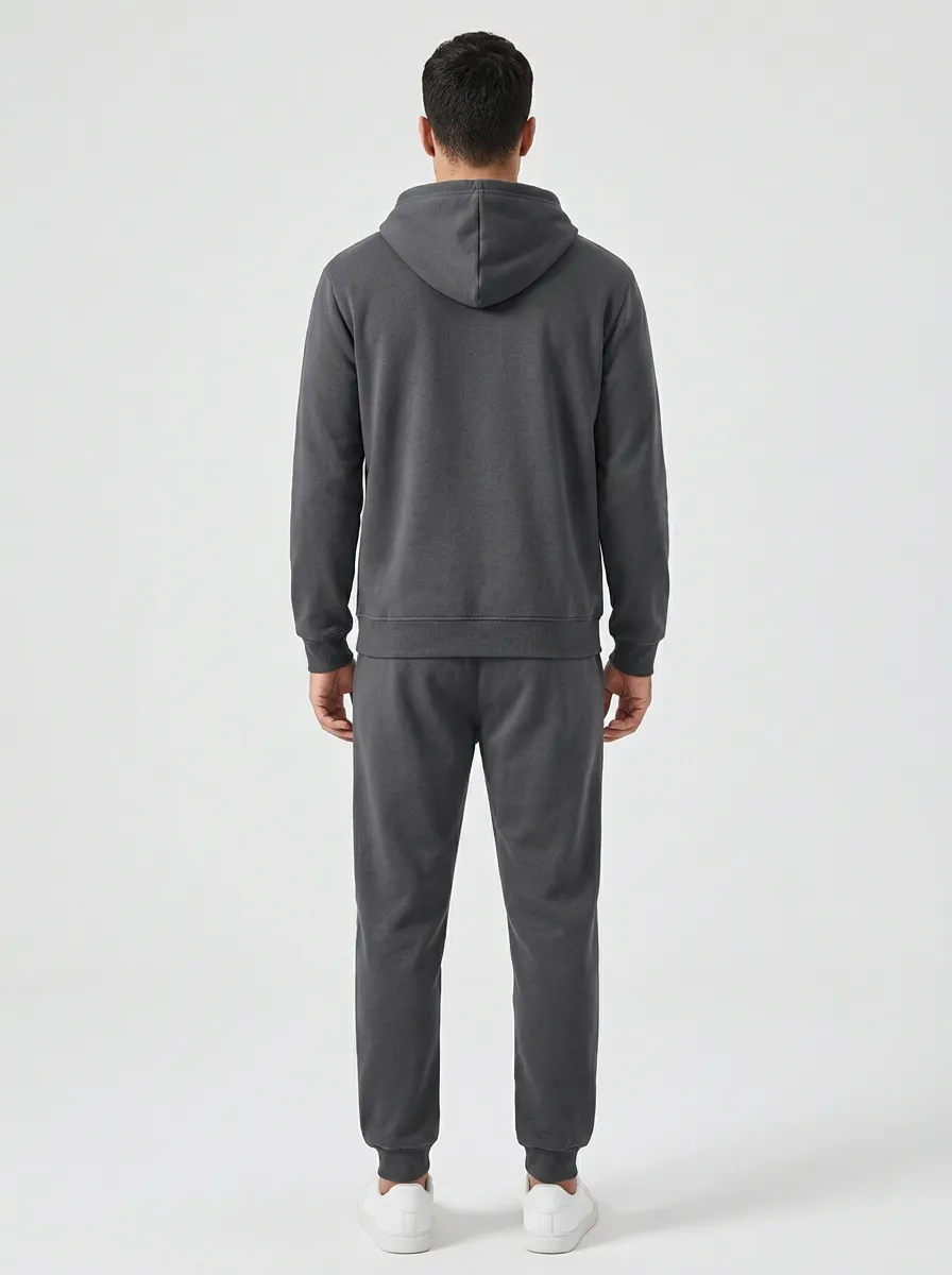 Men's Moon Mountain Graphic Hoodie & Tapered Jogger Set