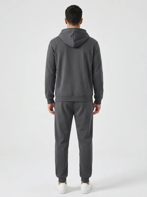 Men's Moon Mountain Graphic Hoodie & Tapered Jogger Set