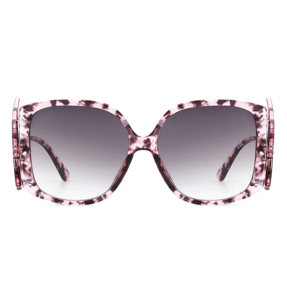 Layered Square Frame Sunglasses