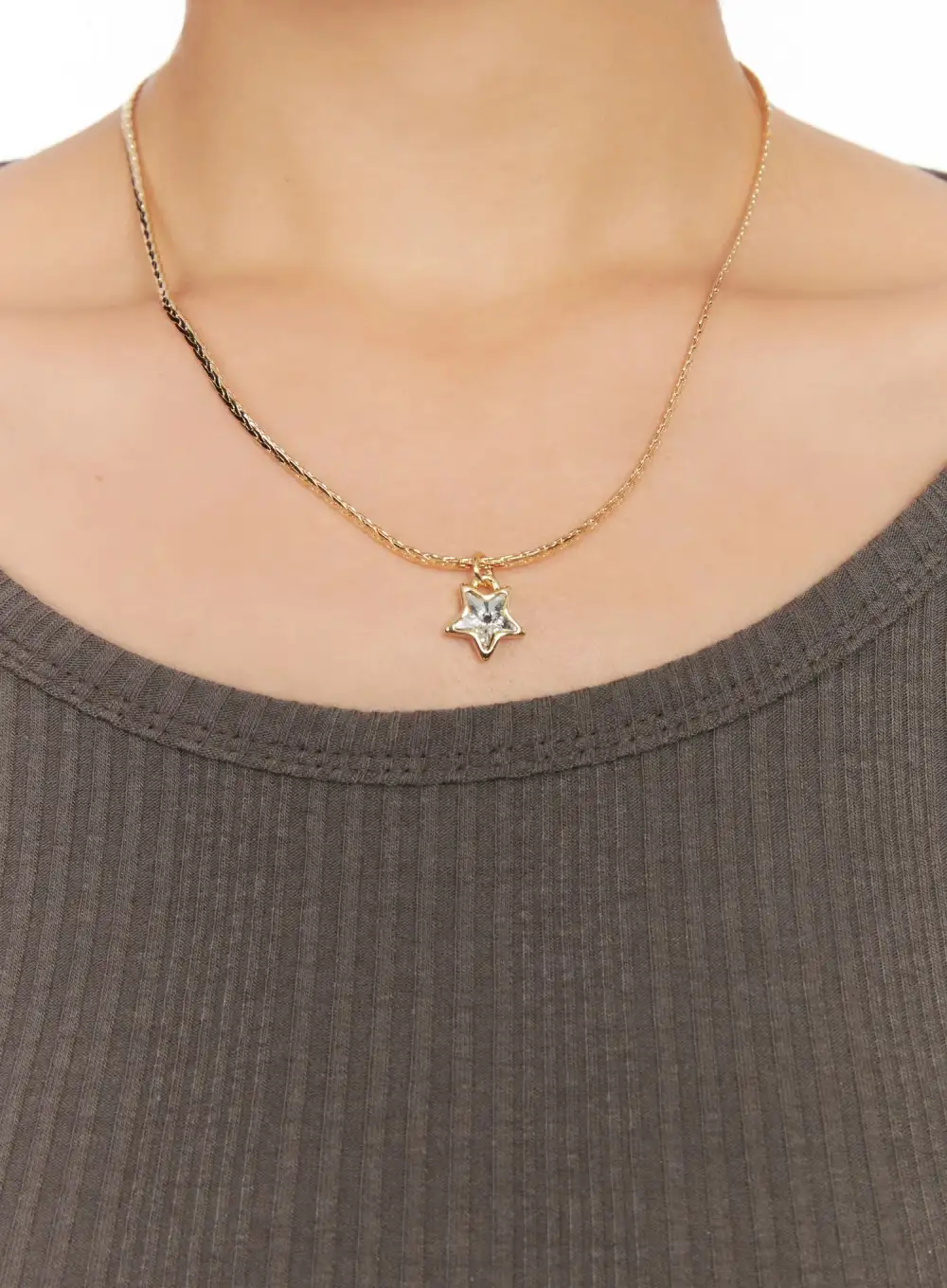 Chain Star Charm Necklace