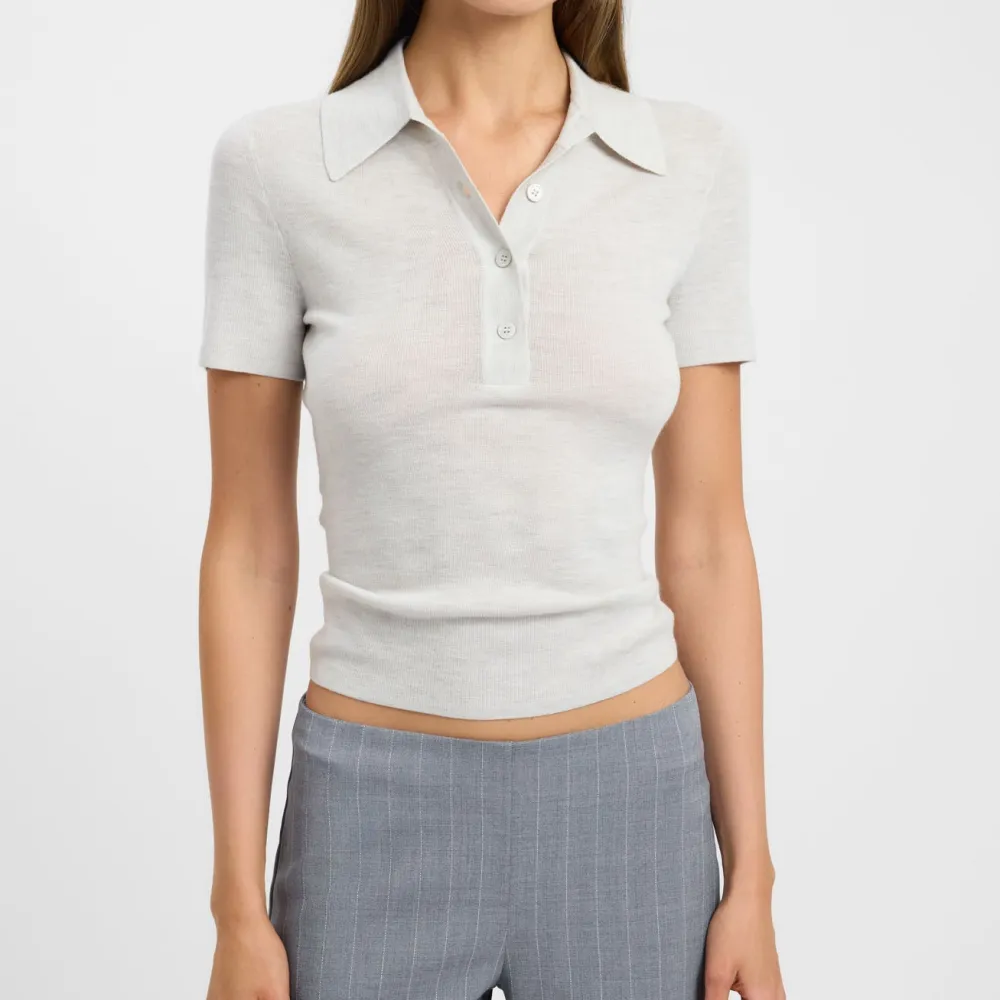 Relaxed Short Sleeve Women's Polo Top