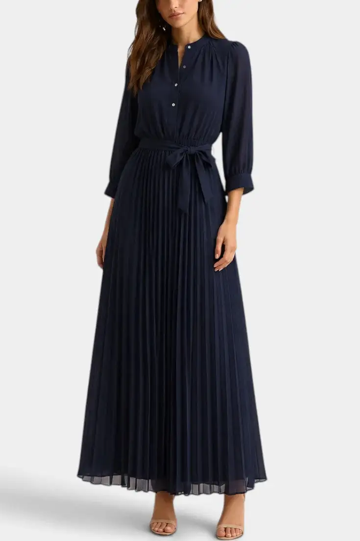 Floral-Lace Maxi Dress