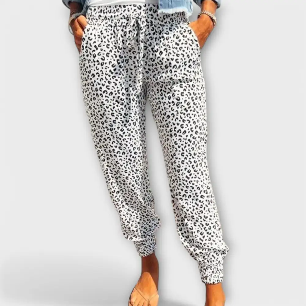 Leopard Print Everyday Trousers