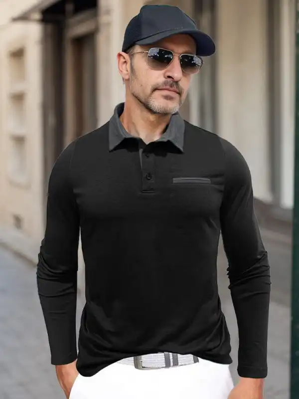 Essential Color Block Polo Shirt