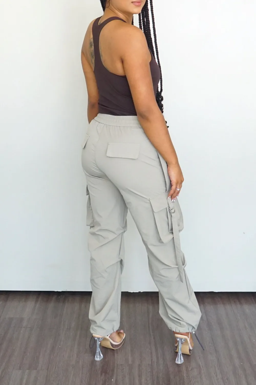 Utility Wide Leg Cargo Pants