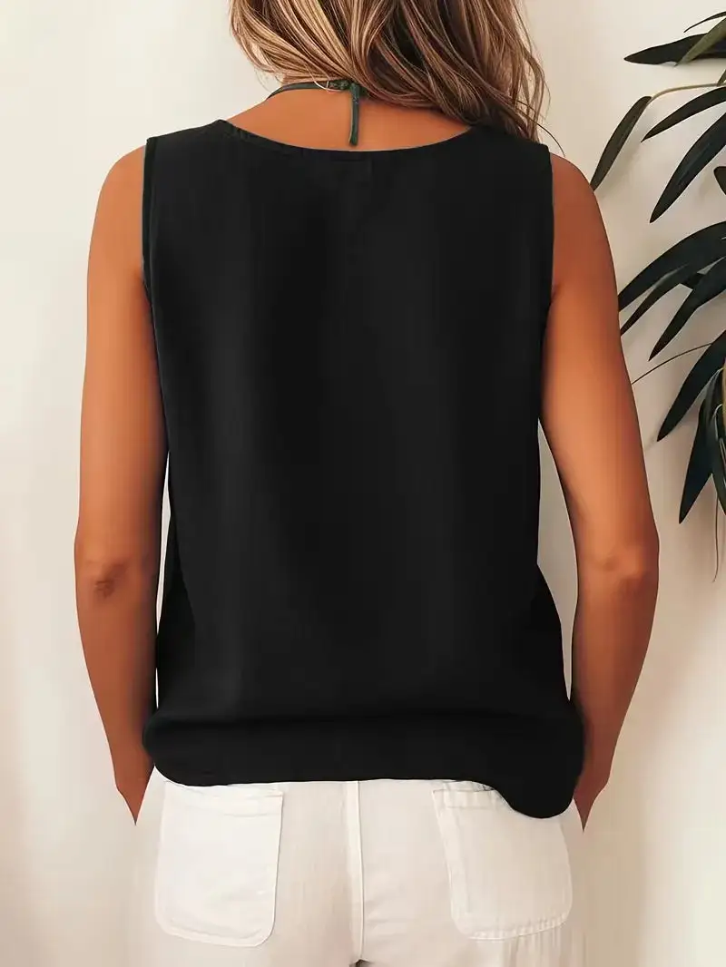 Button Detail Everyday Blouse
