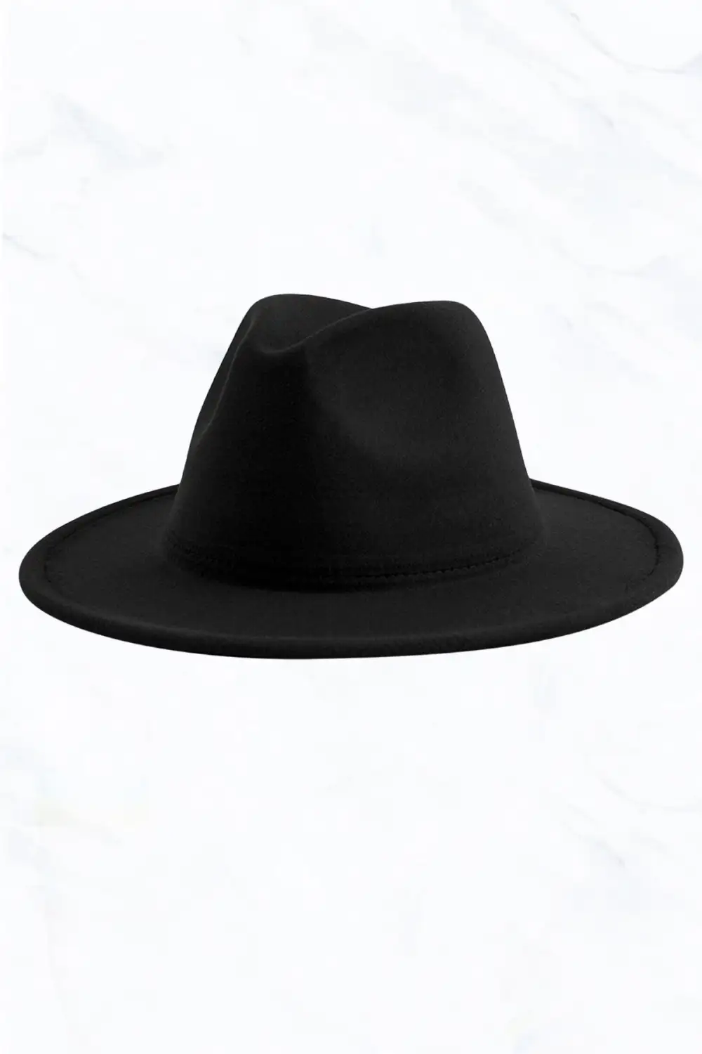 Flat Edge Felt Jazz Hat