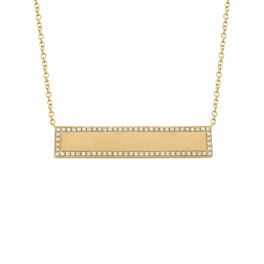 Contemporary Artful Classic Diamond Necklace