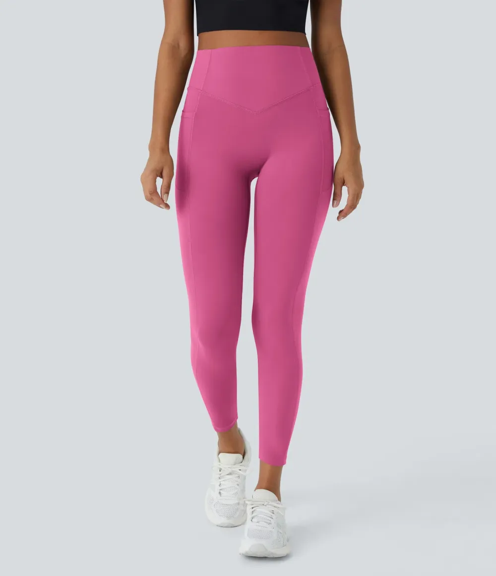  SoCinched High Waisted Scrunch Butt Lifting Tummy Control Side Pocket Shaping Training UltraSculpt Leggings - Stretchy Fit for Women, For Gym & Summer Workouts #Summer