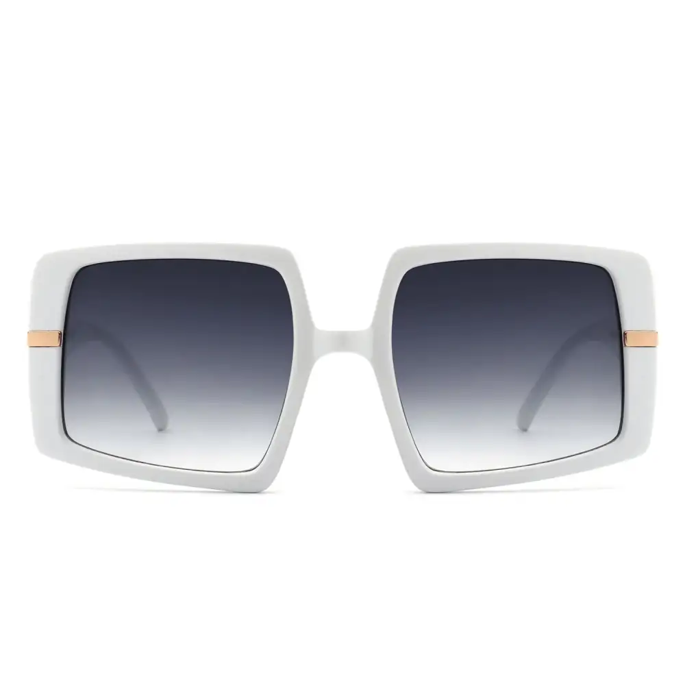 Oversized Square Geometric Irregular Sunglasses