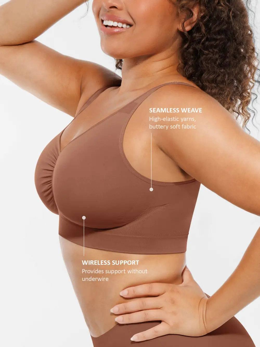Seamless Full Coverage Support Bra