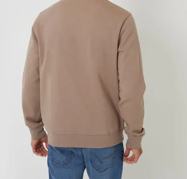Men's Taupe Crewneck Sweatshirt