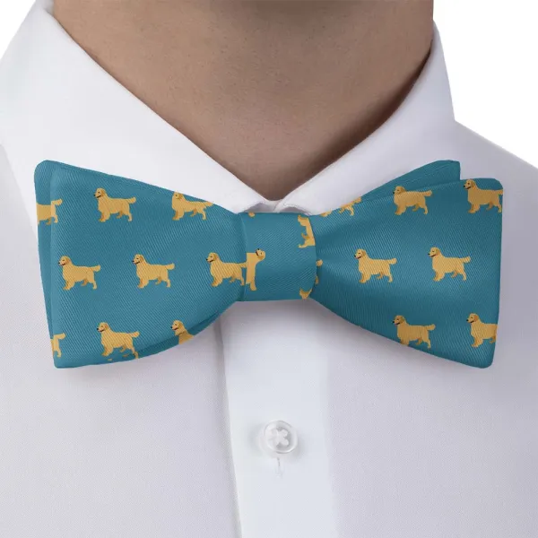 Retriever Pattern Bow Tie