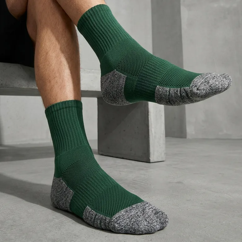 Men's Colorblocked Athletic Socks