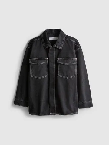9-15yrs | Contrast Stitch Denim Shirt