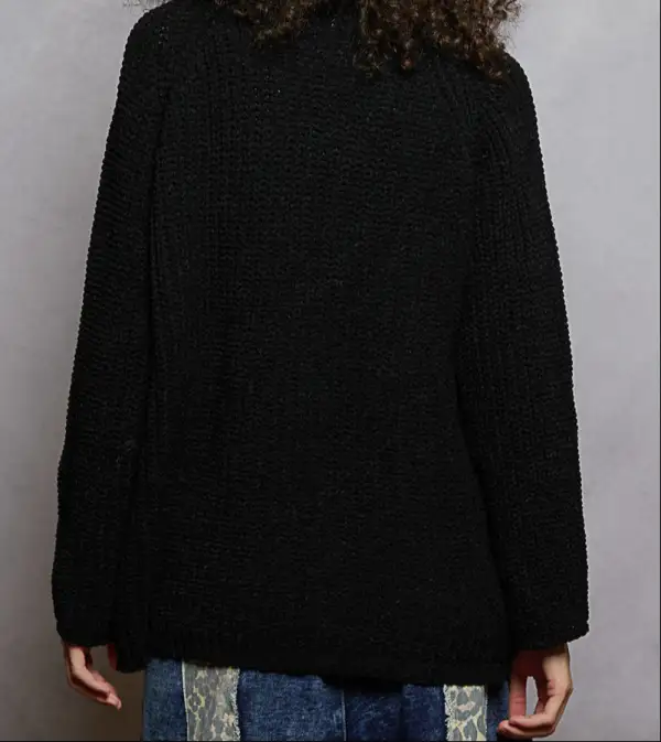 Long Sleeve Relaxed Open Cardigan