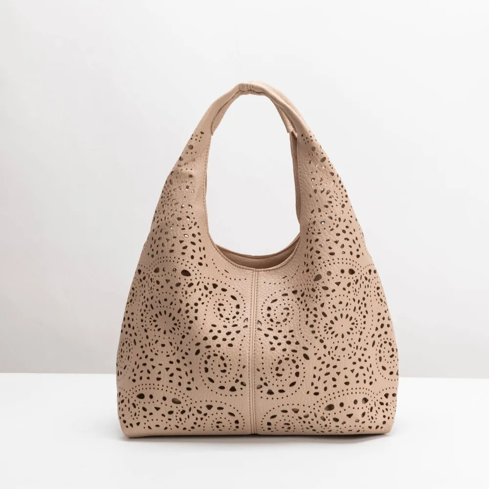 Small Vegan Leather Tote Bag