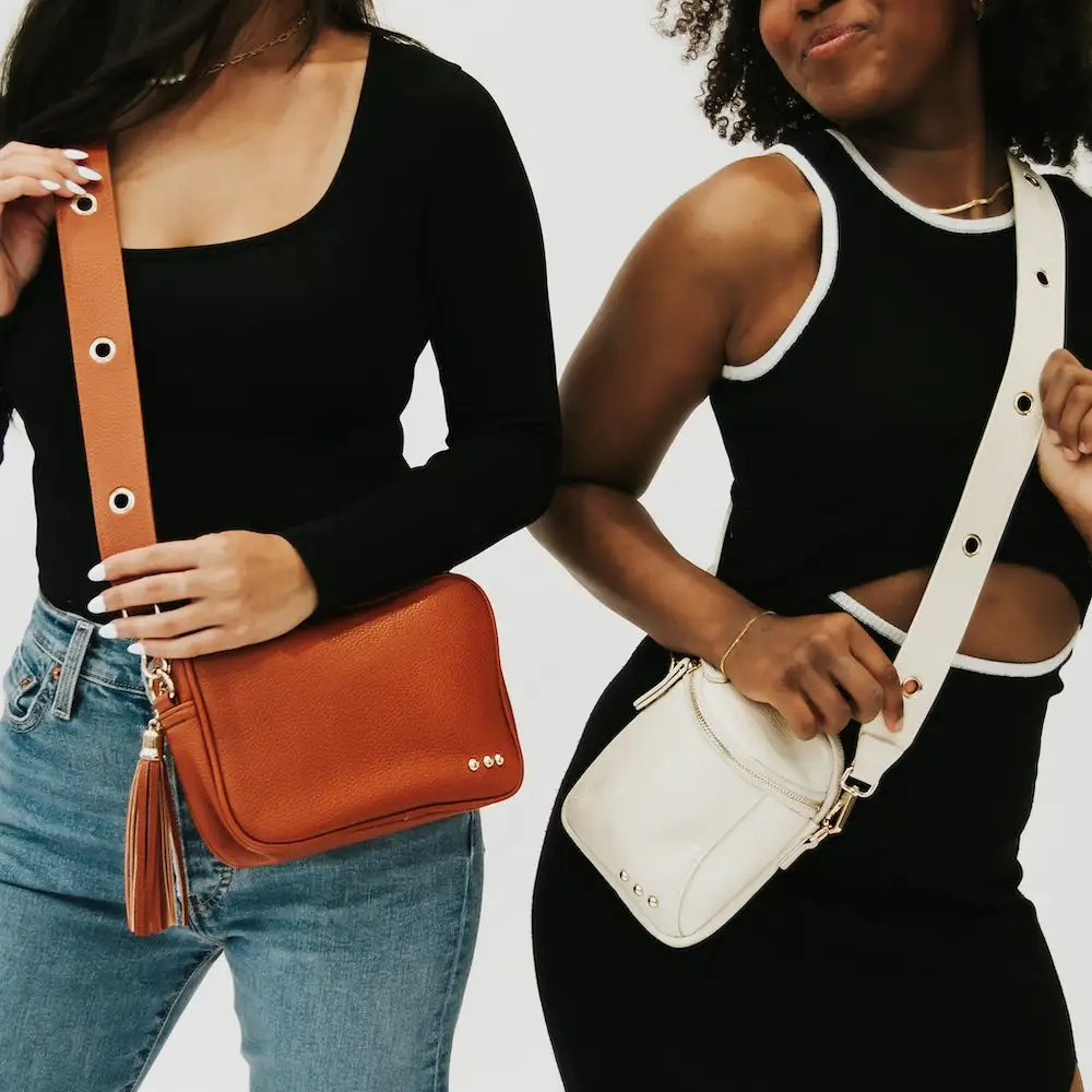 Evelynn Eyelet Vegan Leather Strap Wholesale
