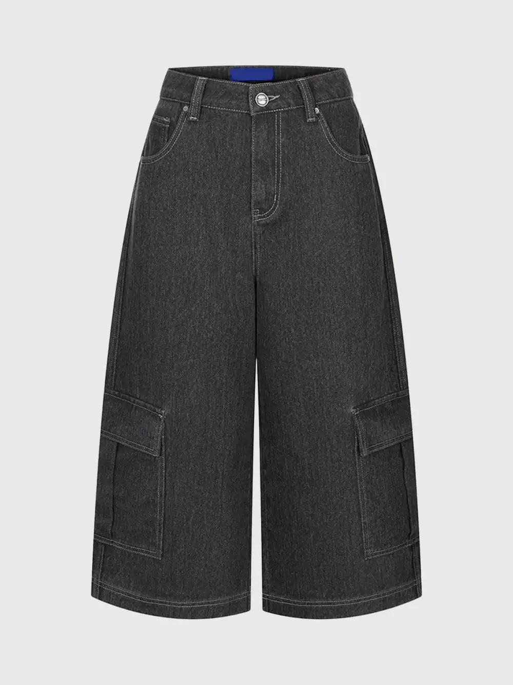 Wide-Leg Flared Striped Pants