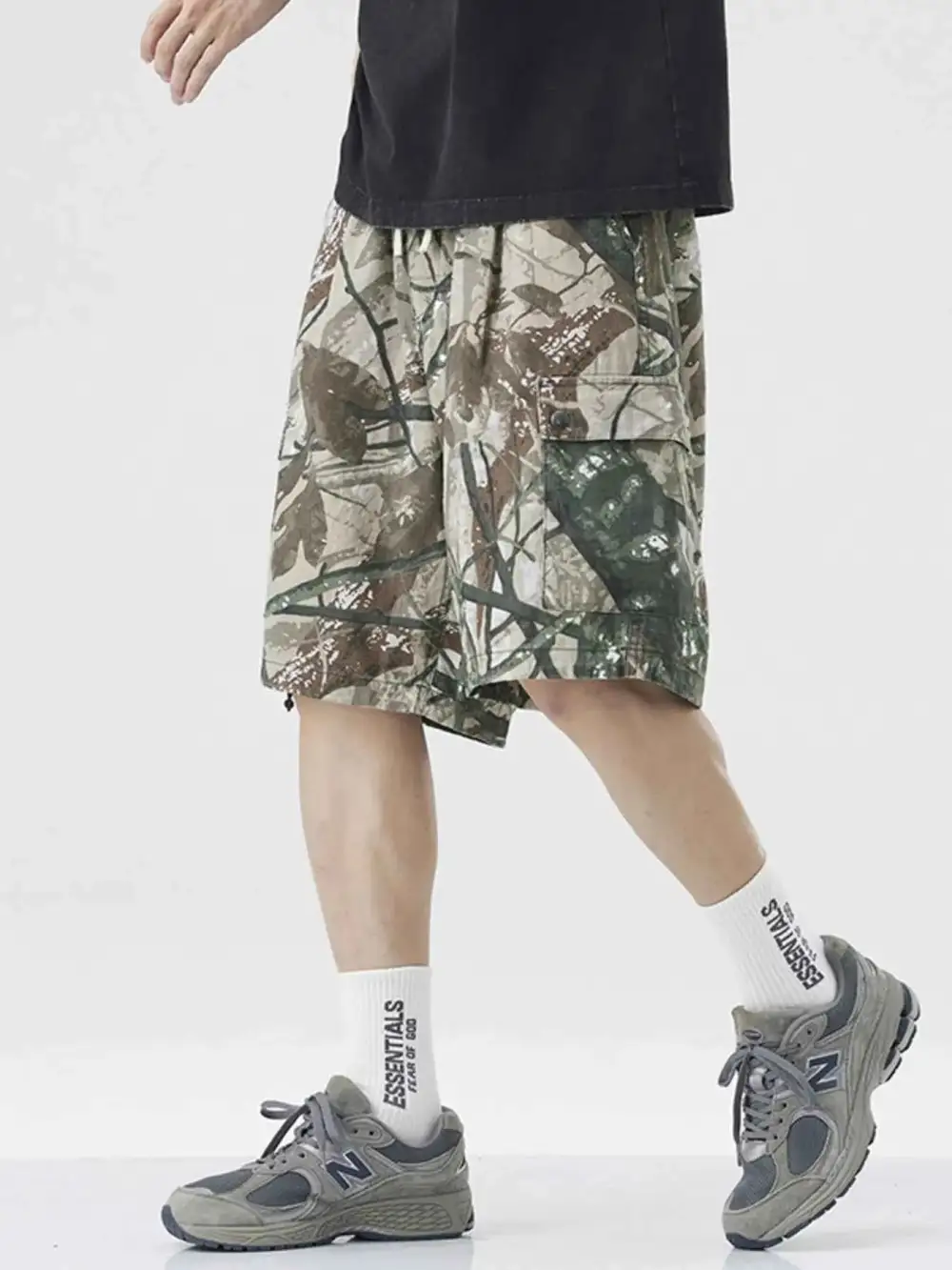 Camouflage Cargo Shorts