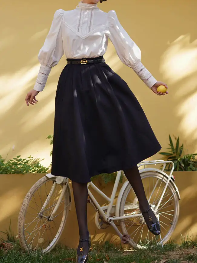 Compact Everyday Everyday Casual Polyester Skirt