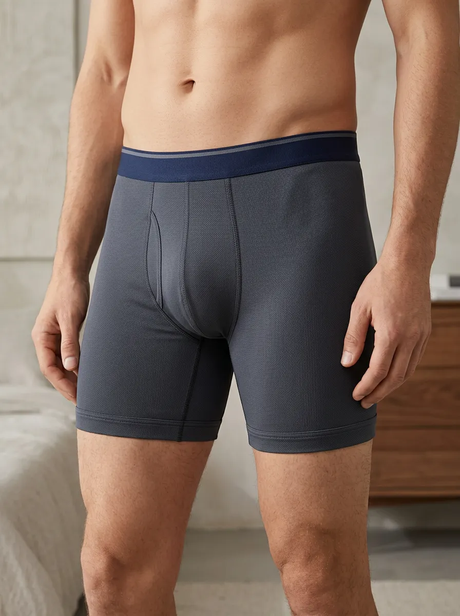 Breathable-Look Performance Athletic Profile Men's Boxer Briefs