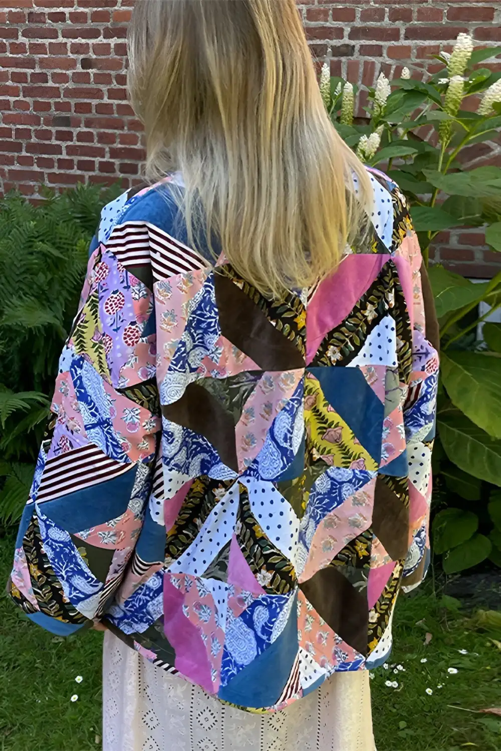 Geometric Long Cozy Jacket