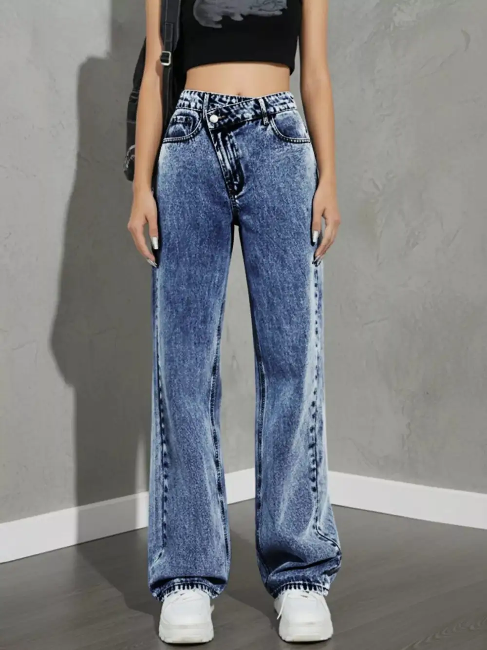 High Waist Wide Leg Jeans
