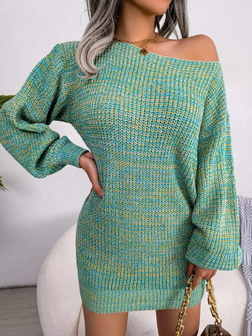 Multi Sweater Dress