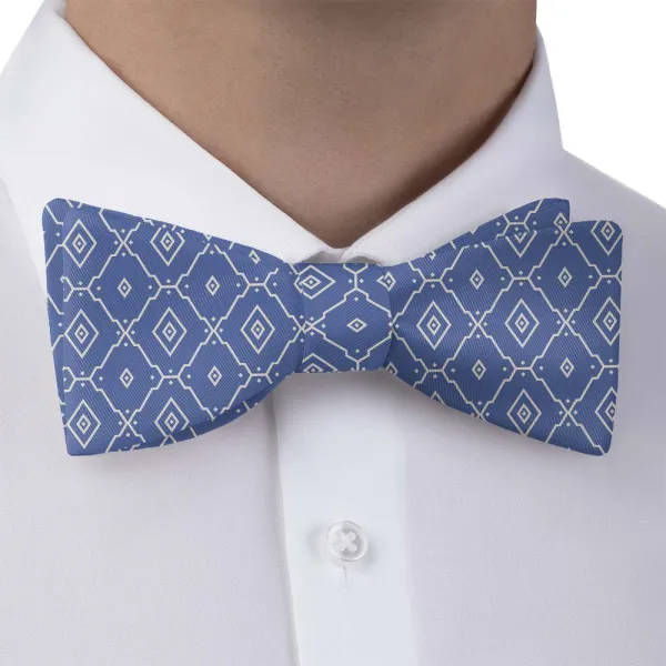 Ceramic Geometric Motif Bow Tie