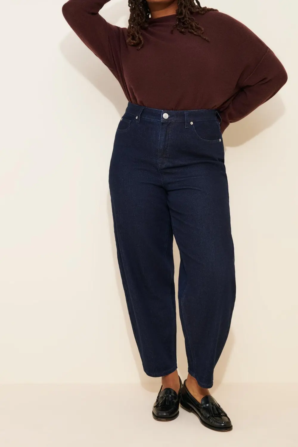 Wool-Cashmere Crew Neck Sweater
