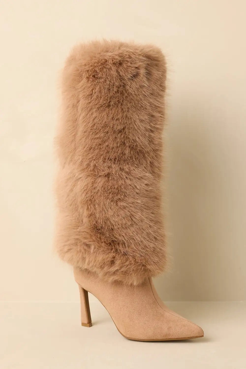 Suede Pointed Toe Boots