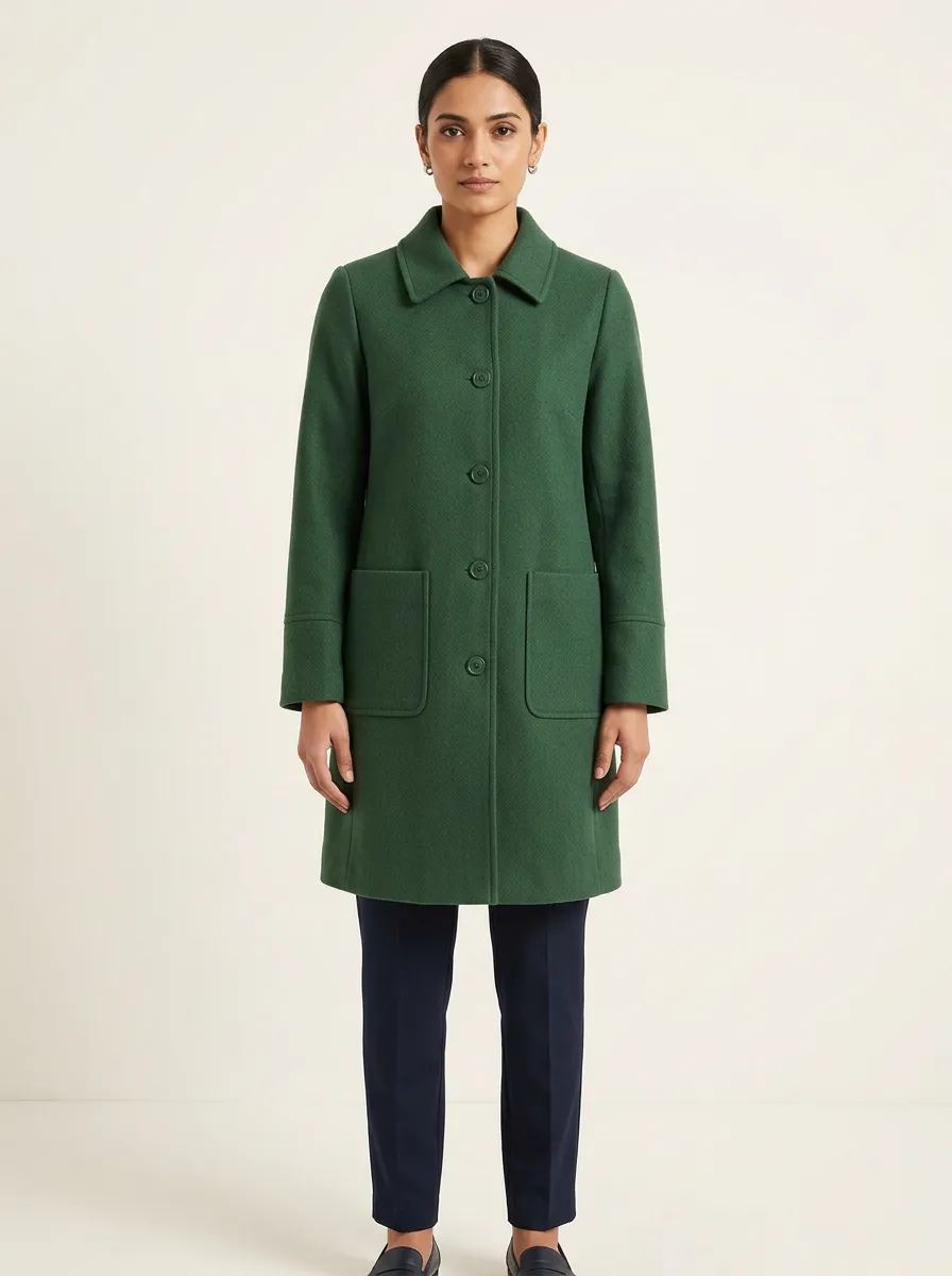 Women's Button-Front Coat