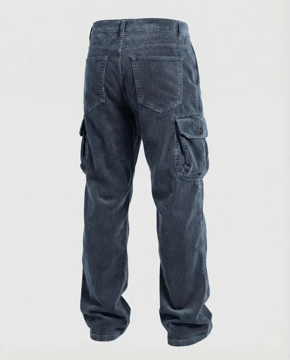 Men's Cord Cargo Pants Pockets