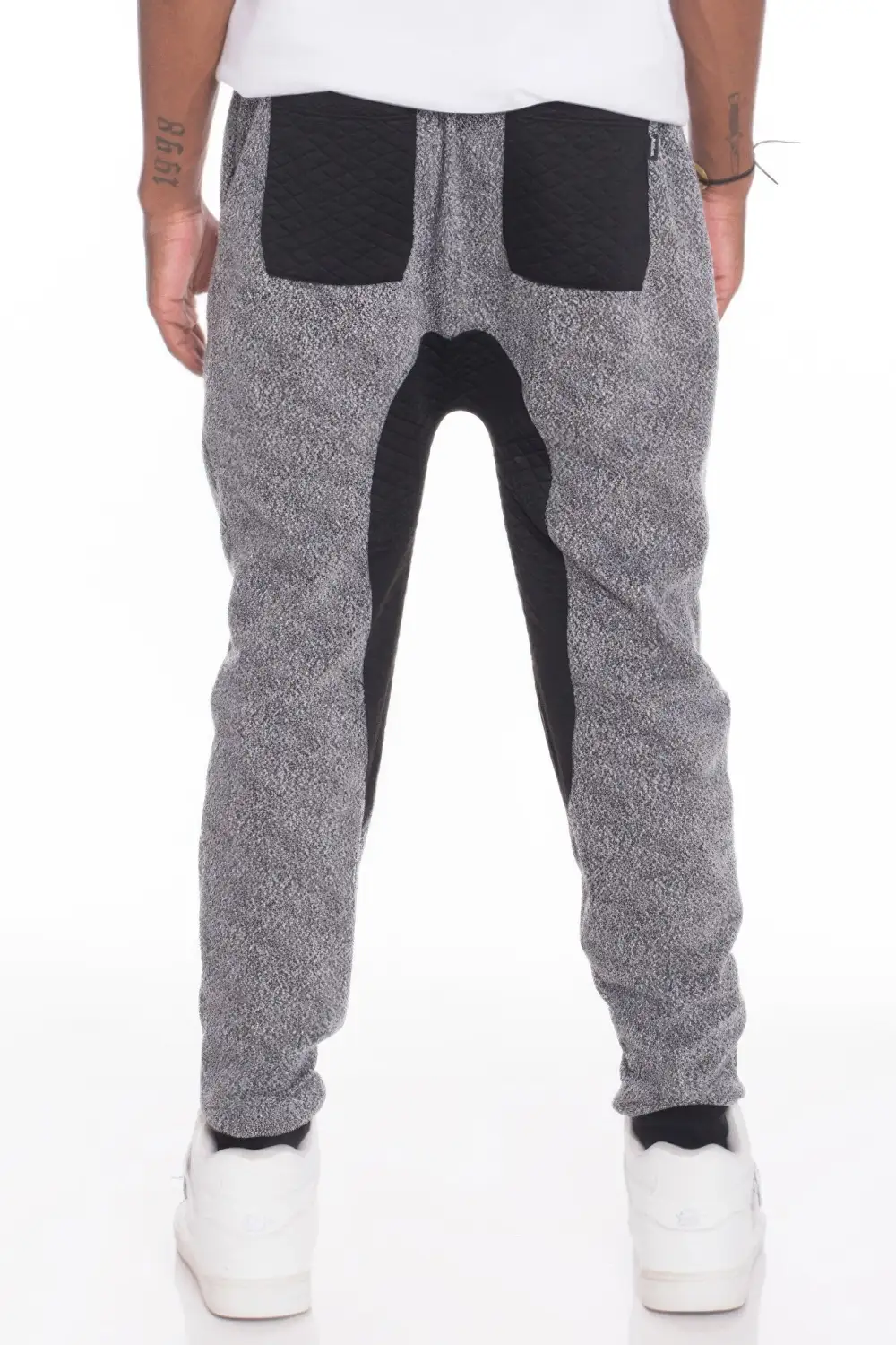 Men's Casual Marbled Sweat Pant Jogger