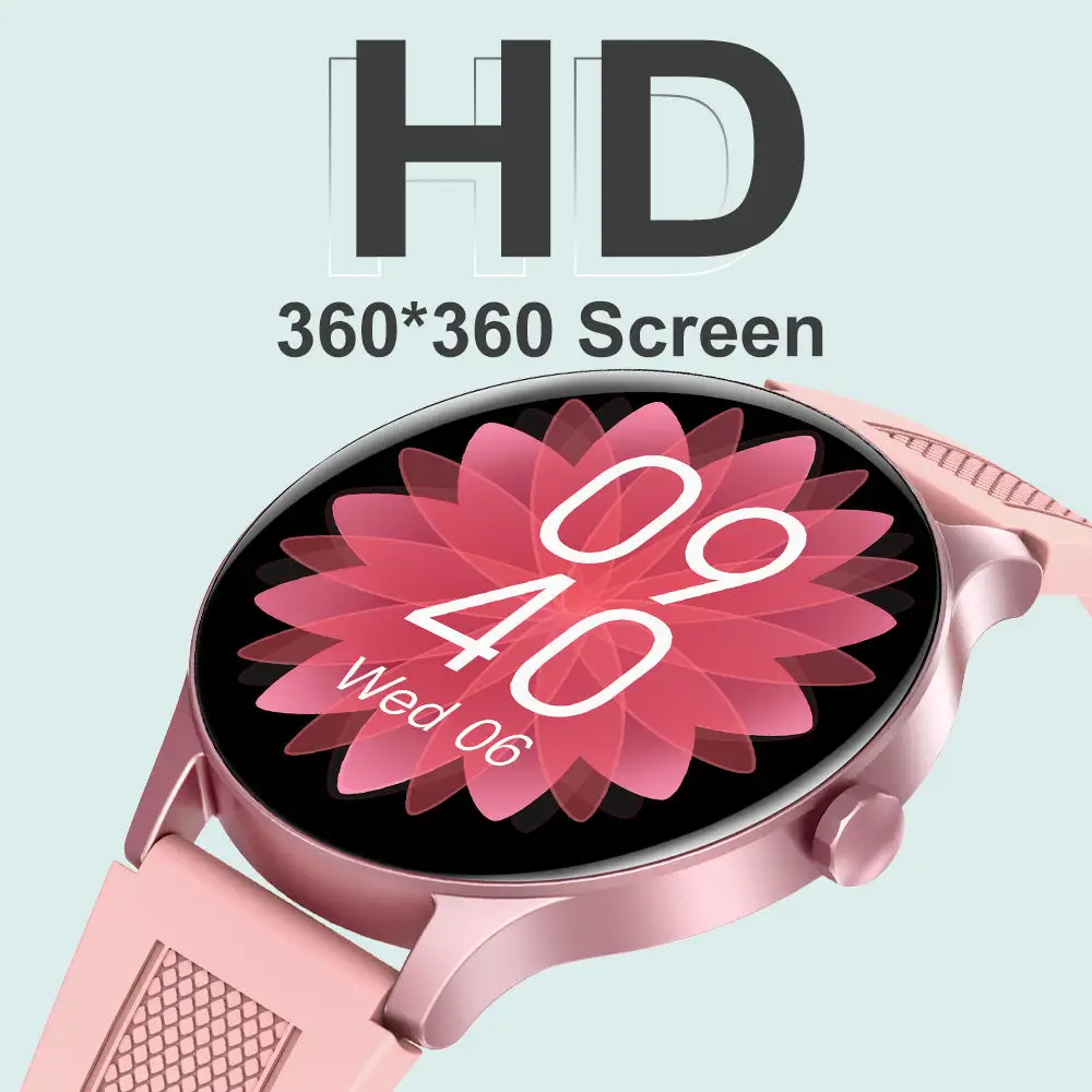 SENBONO NY20, Smart Watch Men Women 360*360 HD Screen Blood Oxygen BP/HR Fitness Tracker IP68 waterproof Sports Smartwatch