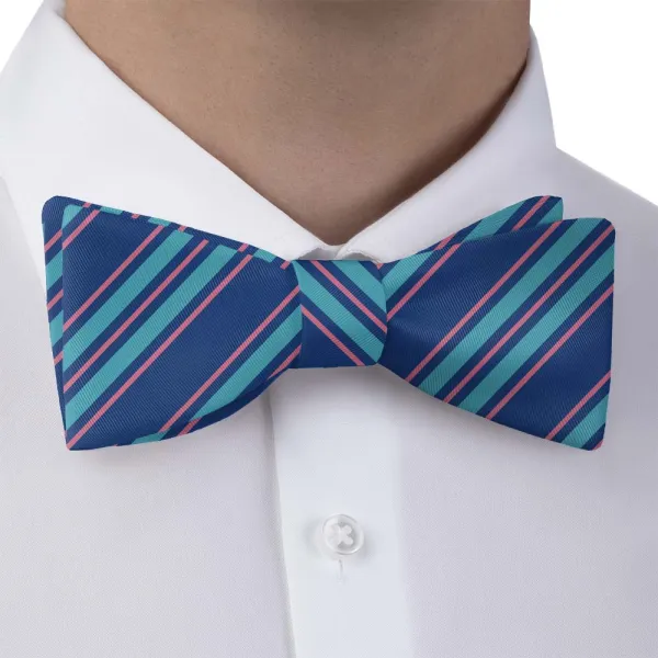 Colfax Stripe Motif Bow Tie