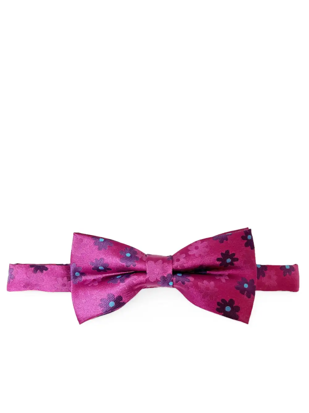 Traditional Floral Polyester Pre-Tied Bow Tie