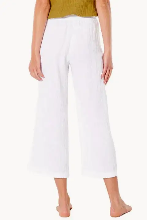 Cropped Cotton Pocket Pants