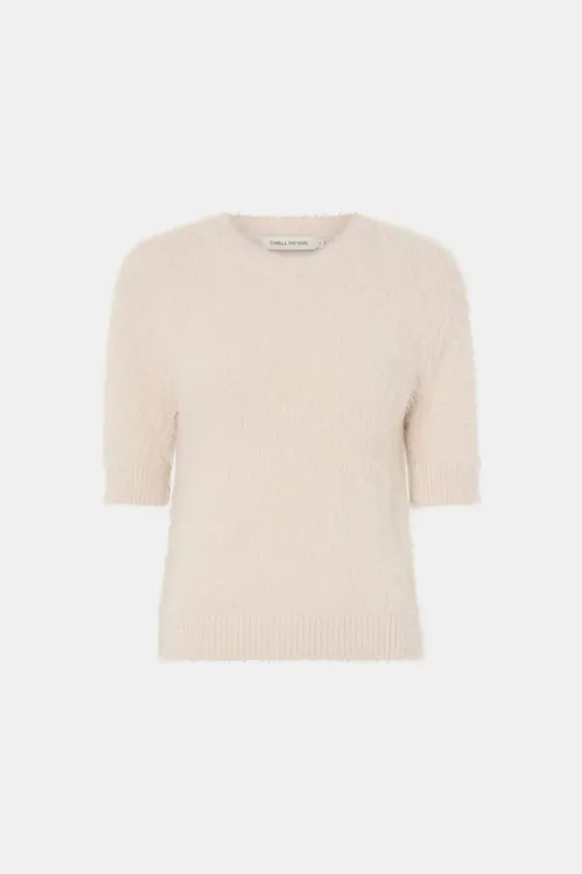 Powder Pink Knit Top