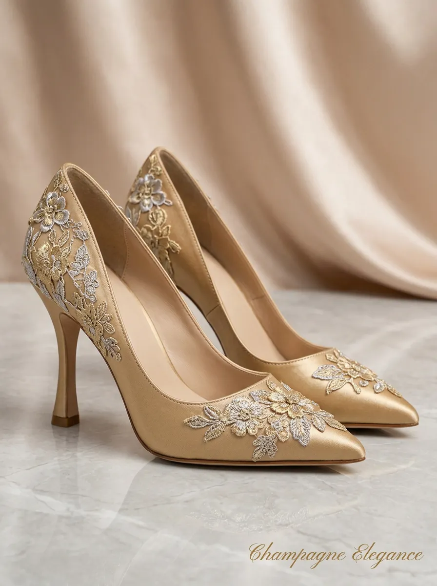 Floral Women's Formal High Heels